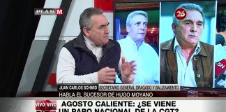 Juan Carlos Schmid en Plan M con Maxi Montenegro