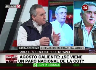 Juan Carlos Schmid en Plan M con Maxi Montenegro