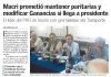 Macri prometió mantener paritarias y modificar Ganancias si llega a presidente