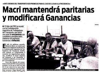 Macri mantendrá paritarias y modificará Ganancias