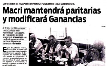 Macri mantendrá paritarias y modificará Ganancias