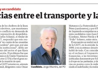 Coincidencias entre el transporte y la izquierda