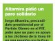 Altamira pidió un paro solidario