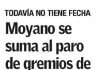 Moyano se suma al paro de gremios de transporte