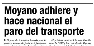 Moyano adhiere y hace nacional el paro del transporte