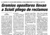 Gremios opositores llevan a Scioli pliego de reclamos
