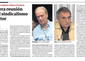 Primera reunión con el sindicalismo opositor