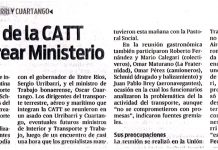 Dirigentes de la CATT pidieron crear Ministerio