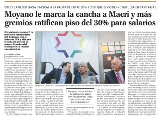 Moyano le marca la cancha a Macri