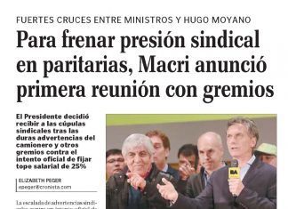 Para frenar presión sindical en paritarias, Macri anunció primera reunión con gremios