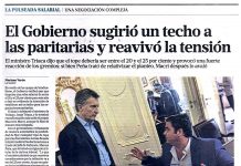 El Gobierno sugirió un techo a las paritarias y reavivó la tensión