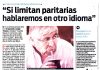«Si limitan paritarias hablaremos en otro idioma»
