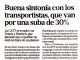 Buena sintonía con los transportistas, que van por una suba del 30%