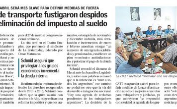 Gremios de transporte fustigaron despidos y exigen eliminación del impuesto al sueldo