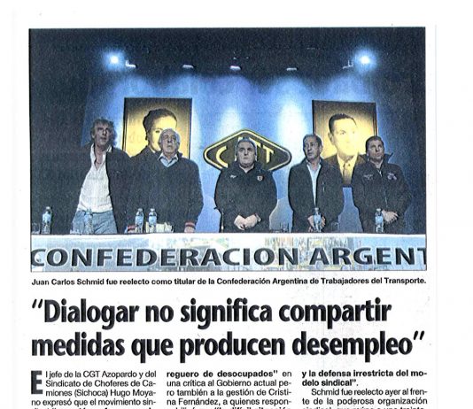 «Dialogar no significa compartir medidas que producen desempleo»