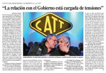 «La relación con el Gobierno está cargada de tensiones»