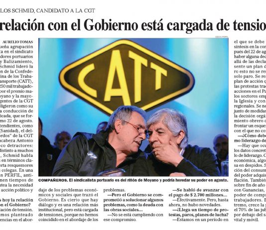 «La relación con el Gobierno está cargada de tensiones»