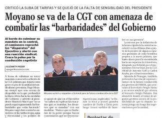 Moyano se va de la CGT con amenazas de combatir las «barbaridades» del Gobierno