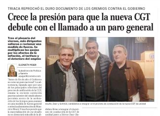 Crece la presión para que la nueva CGT debute con el llamado a un paro general