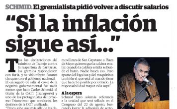 «Si la inflación sigue así…»