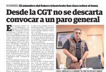 Desde la CGT no se descarta convocar a un paro general