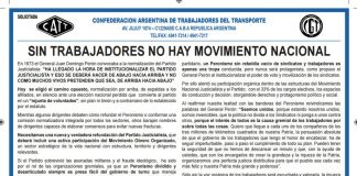 Sin trabajadores no hay Movimiento Nacional