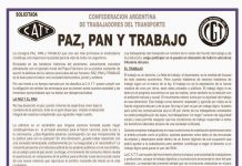 Paz, Pan y Trabajo