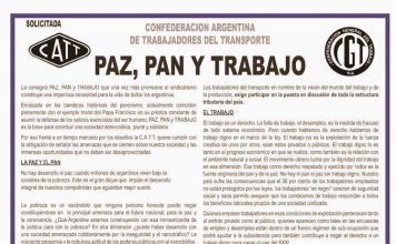 Paz, Pan y Trabajo