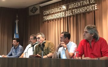 Los gremios del Transporte anunciamos la adhesión al paro de la CGT