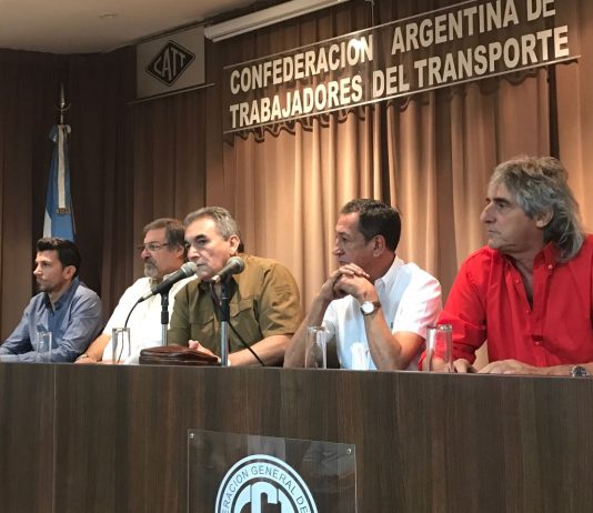 Los gremios del Transporte anunciamos la adhesión al paro de la CGT