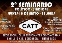 2º Seminario Político-Sindical en Concordia
