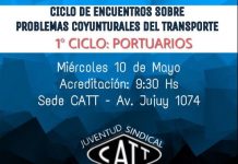 Juventud CATT presenta el «Ciclo de Encuentros sobre Problemáticas del Transporte»