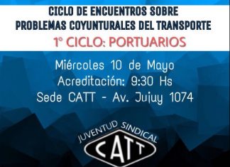 Juventud CATT presenta el «Ciclo de Encuentros sobre Problemáticas del Transporte»