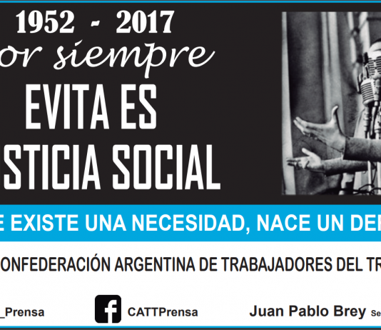 «Evita es Justicia Social», por Juan Pablo Brey