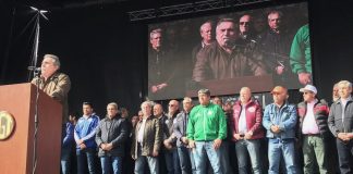 La CATT presente en Plaza de Mayo con la CGT