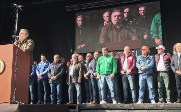 La CATT presente en Plaza de Mayo con la CGT