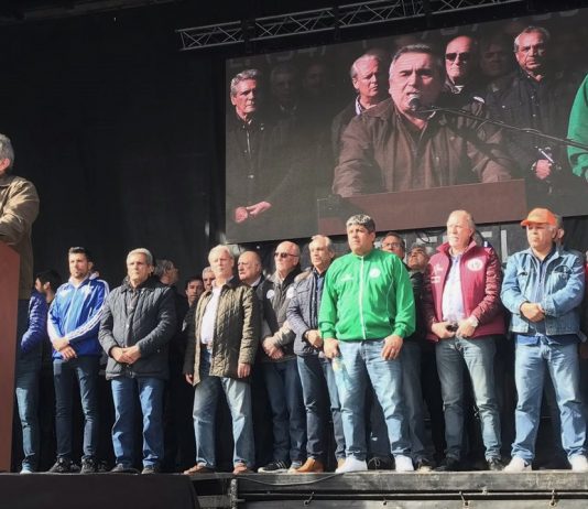 La CATT presente en Plaza de Mayo con la CGT
