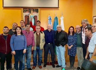 Visita de Noel Coard de ITF a Buenos Aires