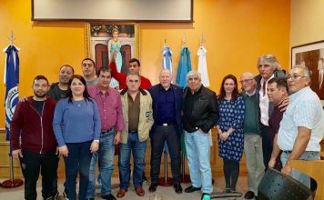 Visita de Noel Coard de ITF a Buenos Aires