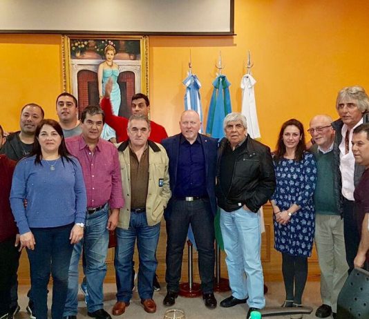 Visita de Noel Coard de ITF a Buenos Aires