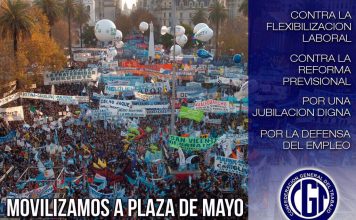Movilización a Plaza de Mayo del 22/8