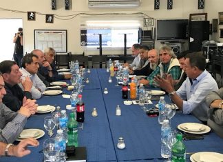 Reunión de gremios del transporte en La Fraternidad