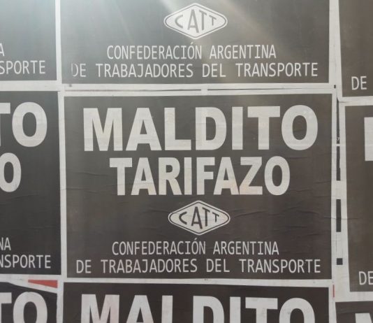 La CATT se pronuncia contra el “Maldito Tarifazo”