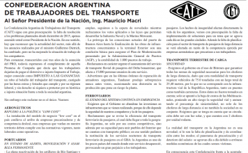 Solicitada CATT: Estado de Alerta y Sesión Permanente