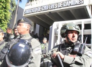 LA CATT REPUDIÓ EL ALLANAMIENTO AL SINDICATO DE CAMIONEROS