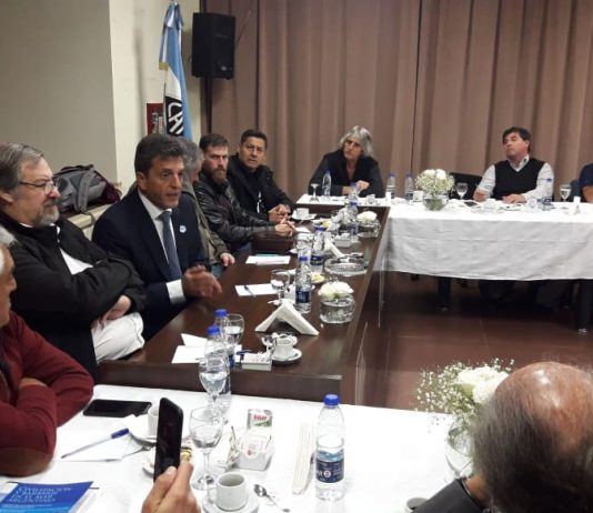 Sergio Massa en la CATT: «el impuesto a las ganancias es una vergüenza»