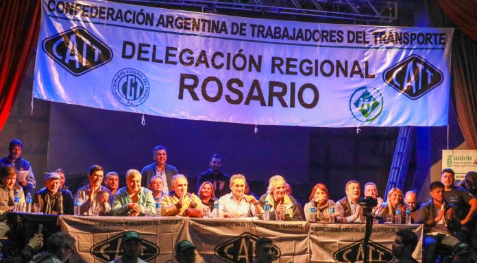 Por medio de un plenario desarrollado en Rosario, la CATT concretó la normalización de la Delegación Regional