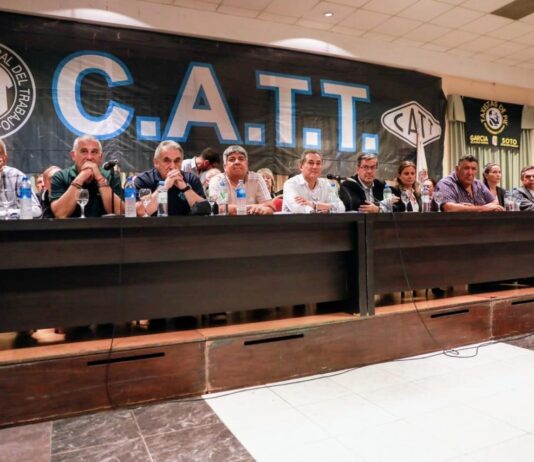 La CATT le exigió al Gobierno respetar las paritarias libres y ratificó el Estado de Alerta